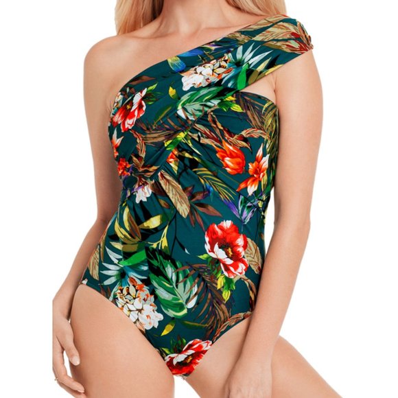 NWT Magicsuit Botanical Print One Piece - Picture 1 of 4